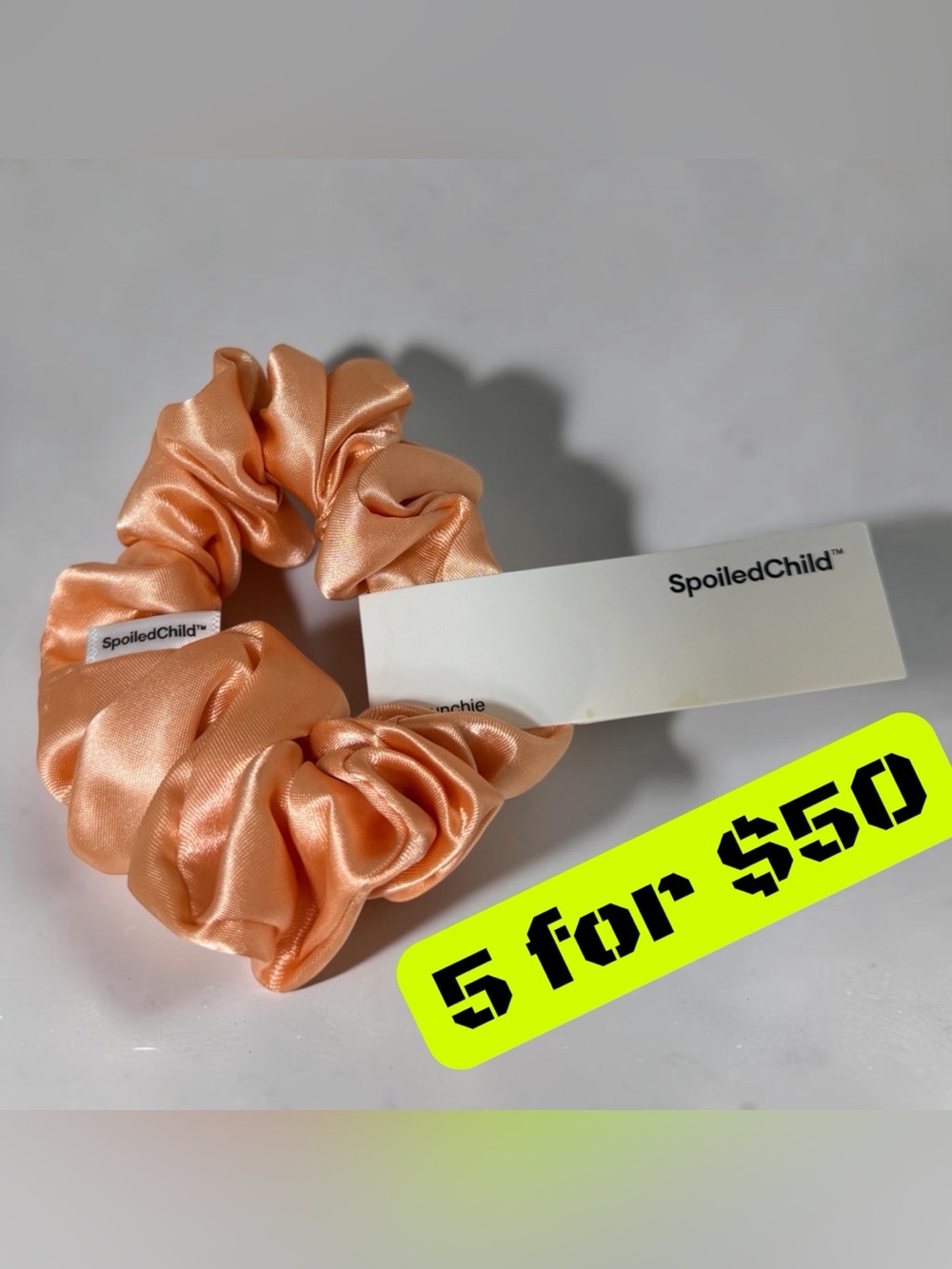 5 ITEMS FOR $50 • Spoiled Child Scrunchie